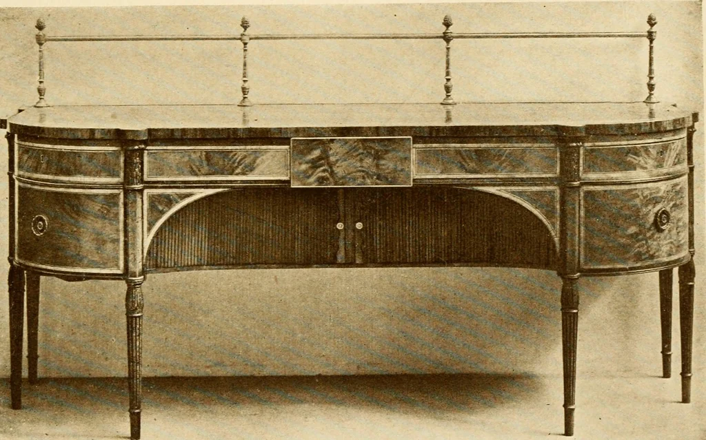 An illustration from The practical book of period furniture, treating of furniture of the English, American colonial and post-colonial and principal French periods, 1914, leaf 328