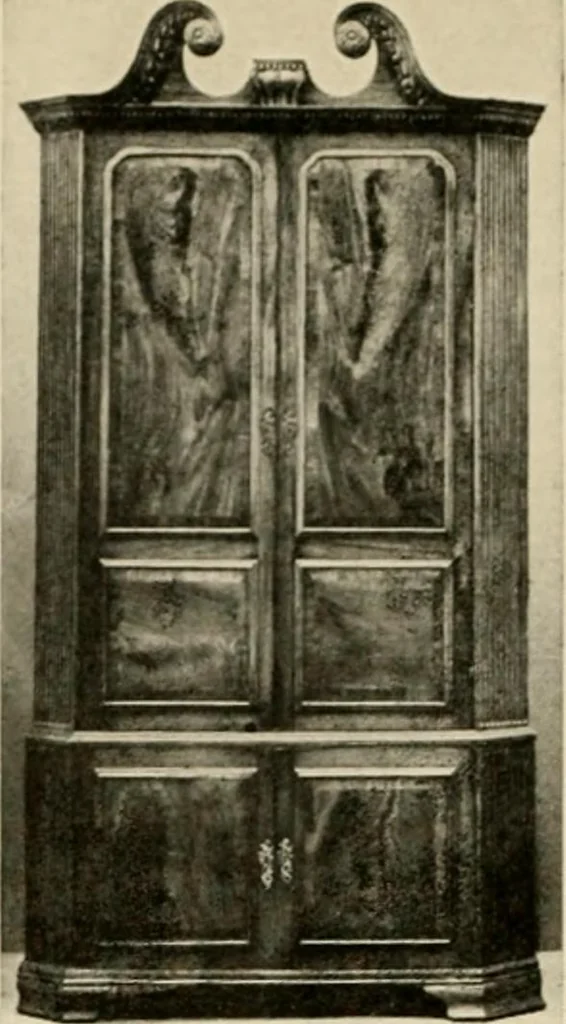 An illustration from The practical book of period furniture, treating of furniture of the English, American colonial and post-colonial and principal French periods, 1914, leaf 33