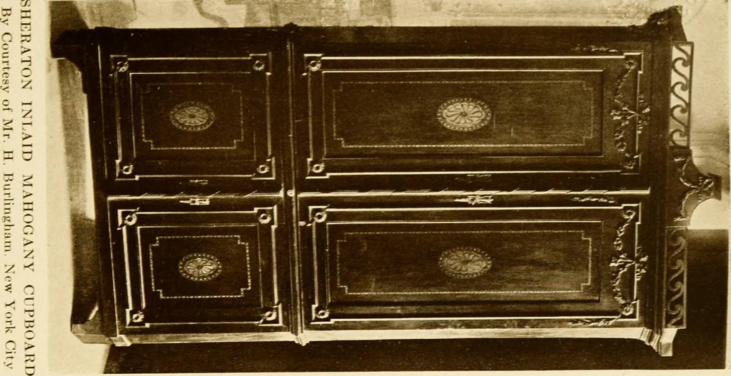 An illustration from The practical book of period furniture, treating of furniture of the English, American colonial and post-colonial and principal French periods, 1914, leaf 334