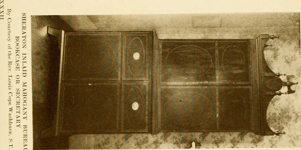 An illustration from The practical book of period furniture, treating of furniture of the English, American colonial and post-colonial and principal French periods, 1914, leaf 334