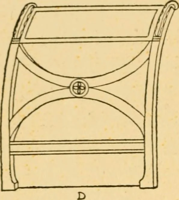 An illustration from The practical book of period furniture, treating of furniture of the English, American colonial and post-colonial and principal French periods, 1914, leaf 339
