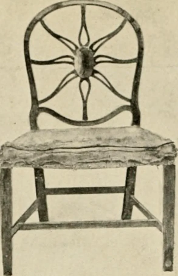 An illustration from The practical book of period furniture, treating of furniture of the English, American colonial and post-colonial and principal French periods, 1914, leaf 35