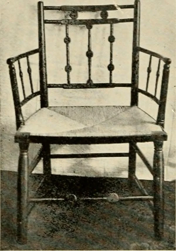 An illustration from The practical book of period furniture, treating of furniture of the English, American colonial and post-colonial and principal French periods, 1914, leaf 37