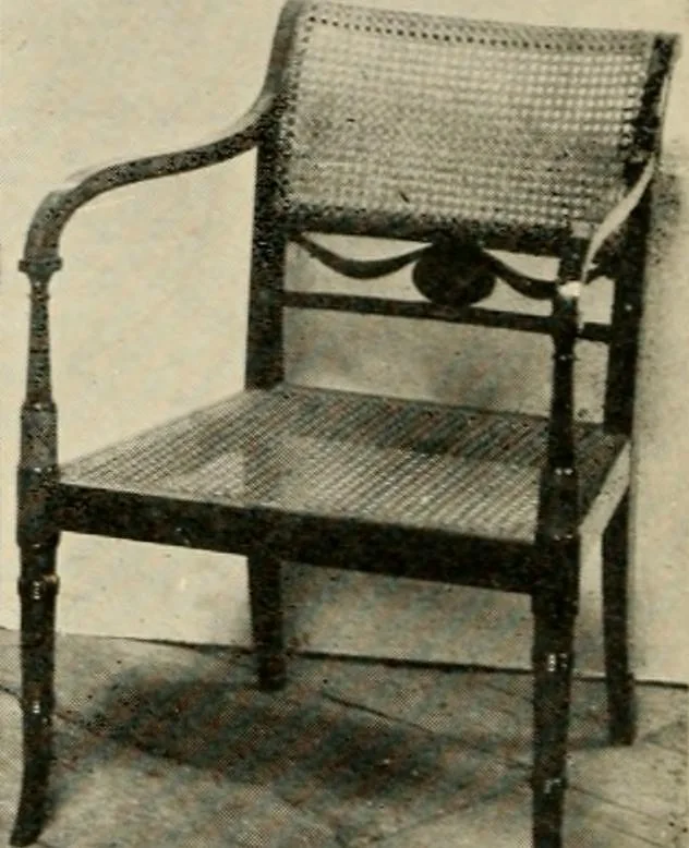 An illustration from The practical book of period furniture, treating of furniture of the English, American colonial and post-colonial and principal French periods, 1914, leaf 37