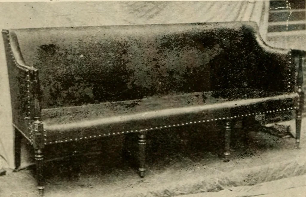 An illustration from The practical book of period furniture, treating of furniture of the English, American colonial and post-colonial and principal French periods, 1914, leaf 37