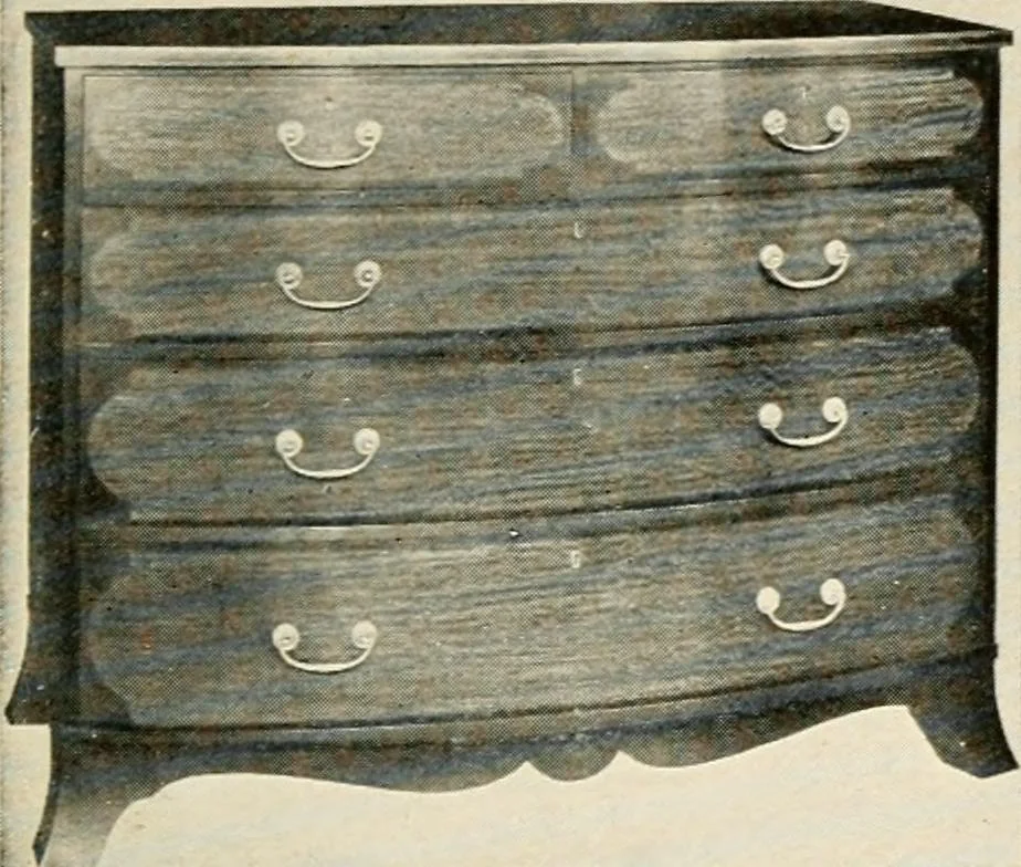 An illustration from The practical book of period furniture, treating of furniture of the English, American colonial and post-colonial and principal French periods, 1914, leaf 38