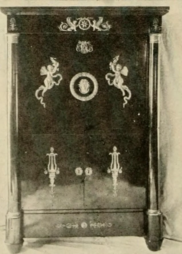 An illustration from The practical book of period furniture, treating of furniture of the English, American colonial and post-colonial and principal French periods, 1914, leaf 39