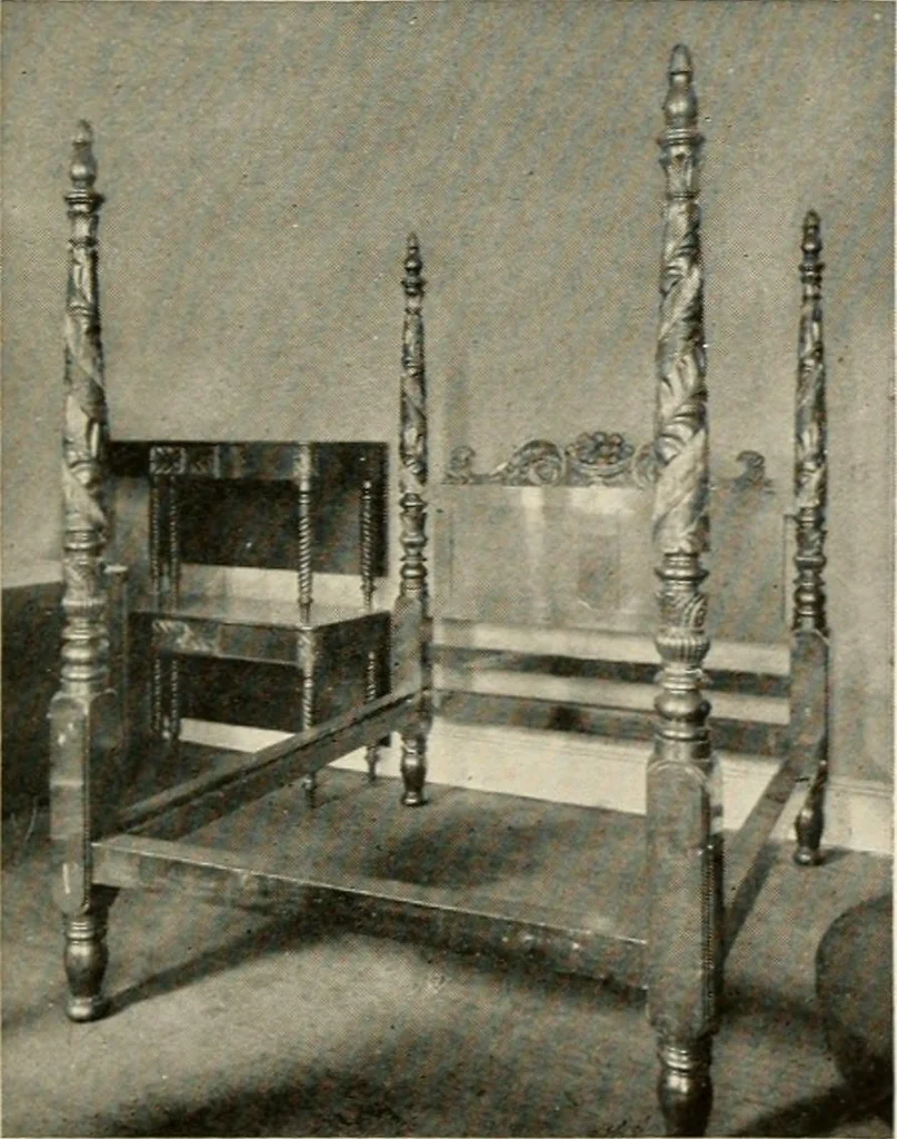 An illustration from The practical book of period furniture, treating of furniture of the English, American colonial and post-colonial and principal French periods, 1914, leaf 40