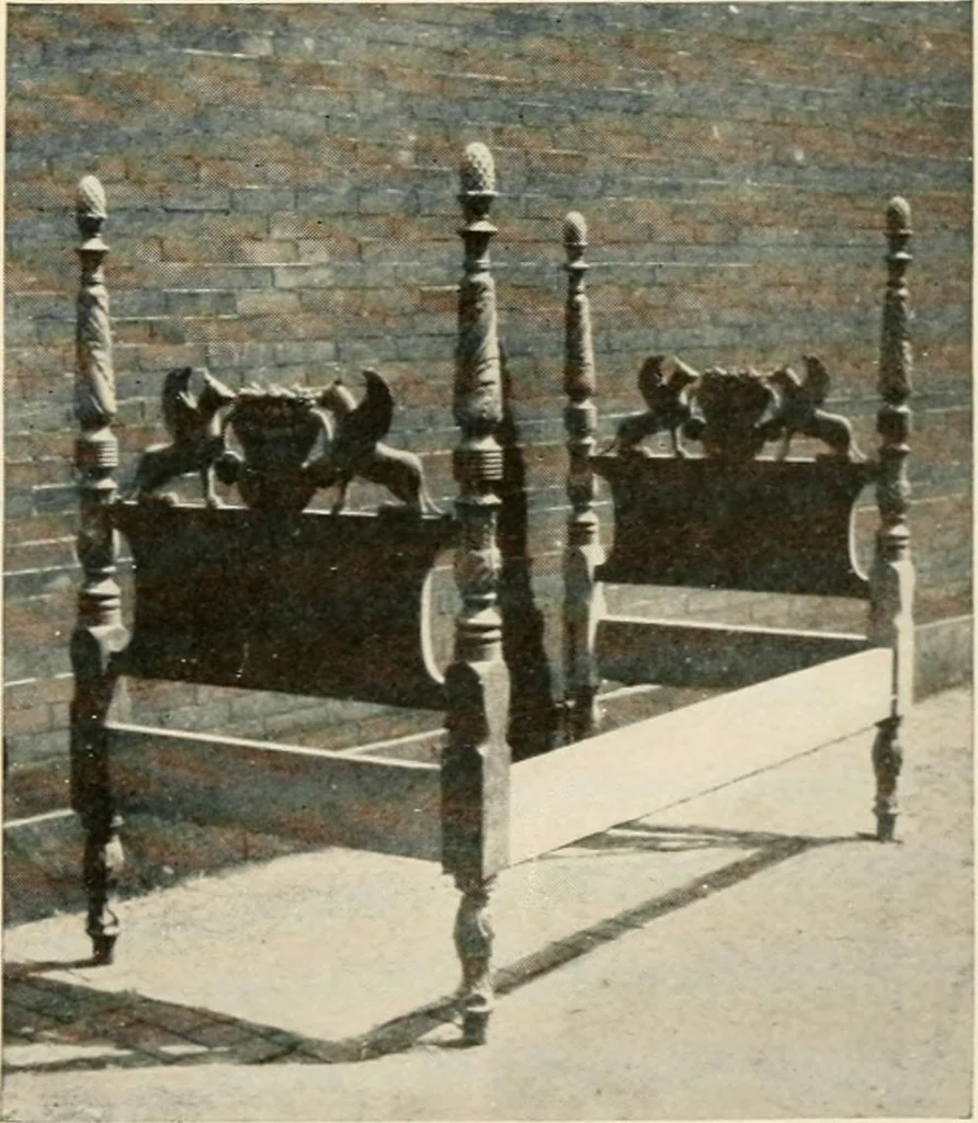 An illustration from The practical book of period furniture, treating of furniture of the English, American colonial and post-colonial and principal French periods, 1914, leaf 40