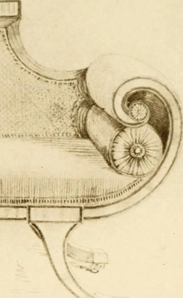 An illustration from The practical book of period furniture, treating of furniture of the English, American colonial and post-colonial and principal French periods, 1914, leaf 400