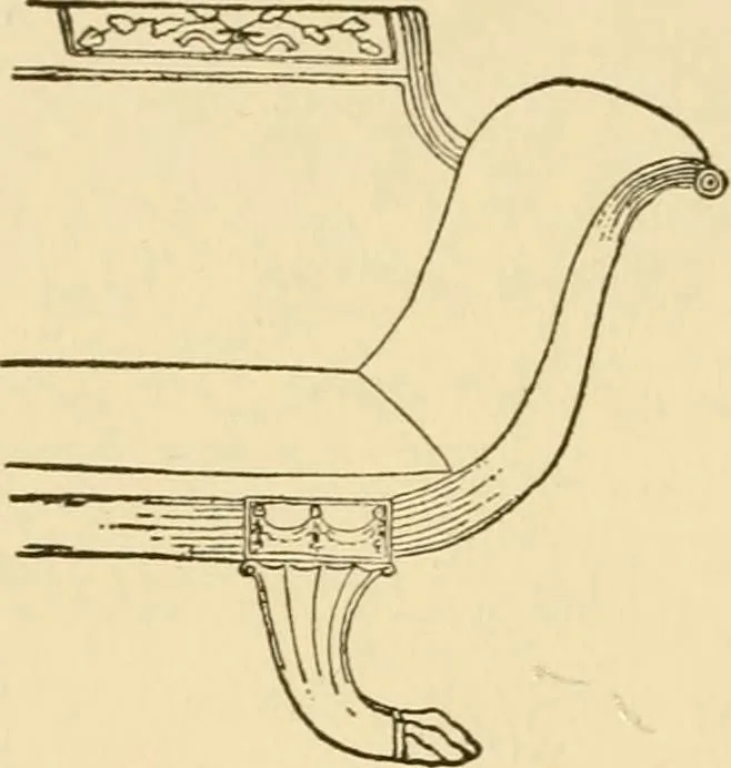 An illustration from The practical book of period furniture, treating of furniture of the English, American colonial and post-colonial and principal French periods, 1914, leaf 403
