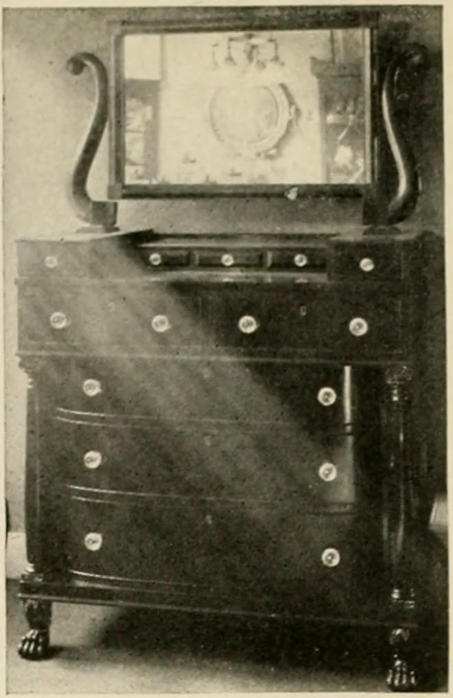 An illustration from The practical book of period furniture, treating of furniture of the English, American colonial and post-colonial and principal French periods, 1914, leaf 41