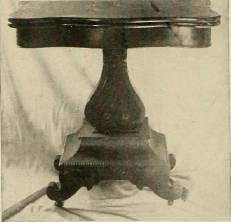 An illustration from The practical book of period furniture, treating of furniture of the English, American colonial and post-colonial and principal French periods, 1914, leaf 41