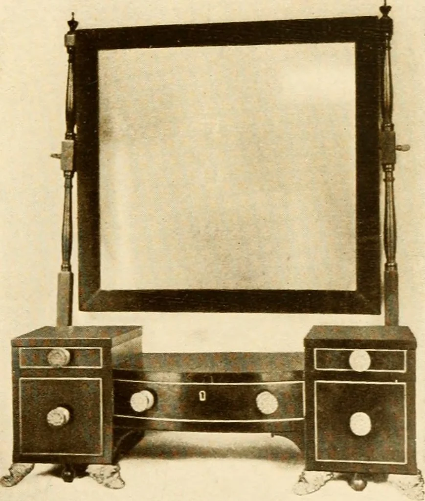 An illustration from The practical book of period furniture, treating of furniture of the English, American colonial and post-colonial and principal French periods, 1914, leaf 414