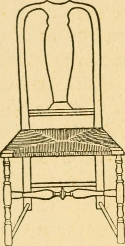 An illustration from The practical book of period furniture, treating of furniture of the English, American colonial and post-colonial and principal French periods, 1914, leaf 419