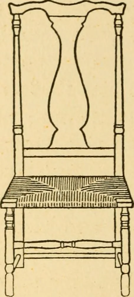 An illustration from The practical book of period furniture, treating of furniture of the English, American colonial and post-colonial and principal French periods, 1914, leaf 419