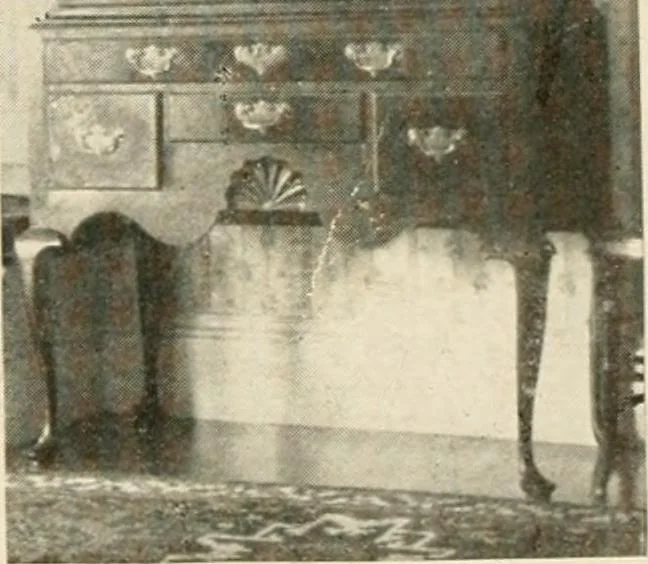 An illustration from The practical book of period furniture, treating of furniture of the English, American colonial and post-colonial and principal French periods, 1914, leaf 42