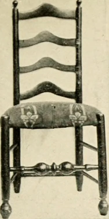An illustration from The practical book of period furniture, treating of furniture of the English, American colonial and post-colonial and principal French periods, 1914, leaf 42