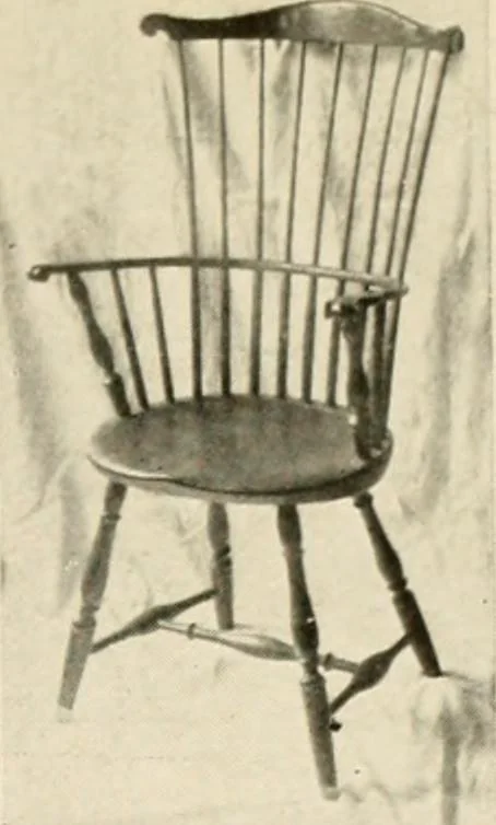 An illustration from The practical book of period furniture, treating of furniture of the English, American colonial and post-colonial and principal French periods, 1914, leaf 42