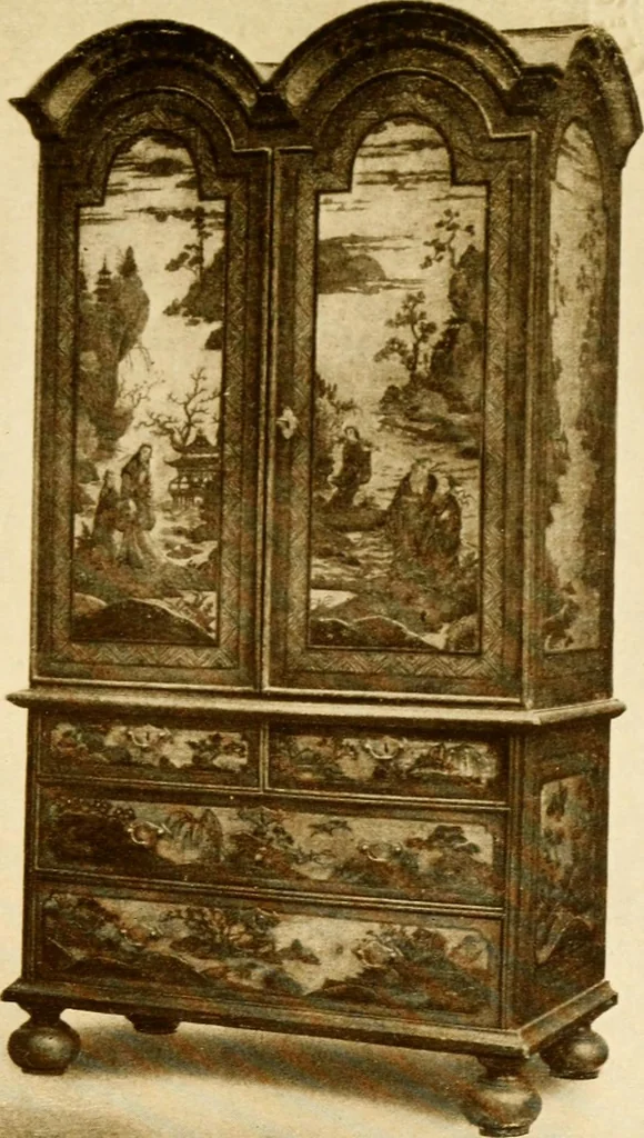 An illustration from The practical book of period furniture, treating of furniture of the English, American colonial and post-colonial and principal French periods, 1914, leaf 448