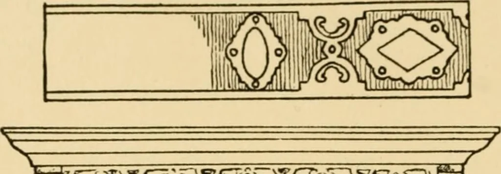 An illustration from The practical book of period furniture, treating of furniture of the English, American colonial and post-colonial and principal French periods, 1914, leaf 61