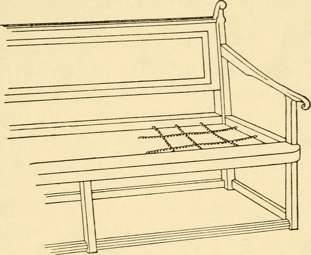 An illustration from The practical book of period furniture, treating of furniture of the English, American colonial and post-colonial and principal French periods, 1914, leaf 74