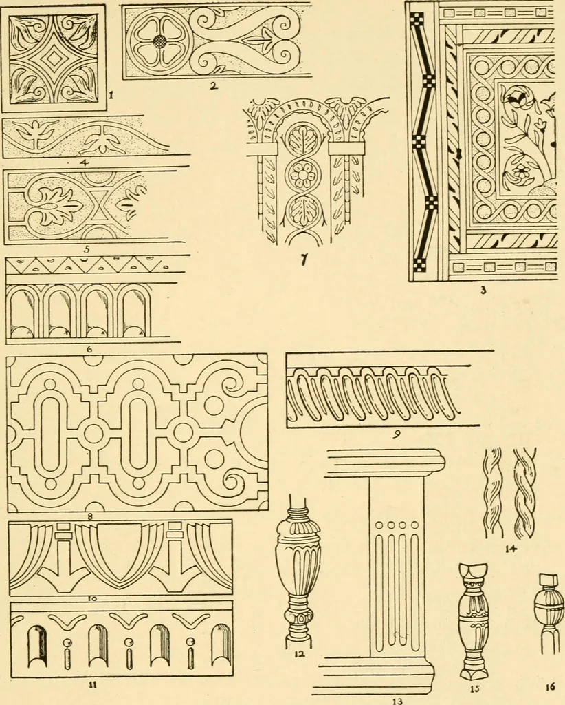 An illustration from The practical book of period furniture, treating of furniture of the English, American colonial and post-colonial and principal French periods, 1914, leaf 96