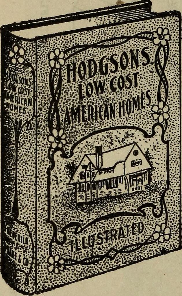 An illustration from Practical bungalows and cottages for town and country, perspective views and floor plans for three hundred low and medium priced houses and bungalows .., 1916, leaf 593