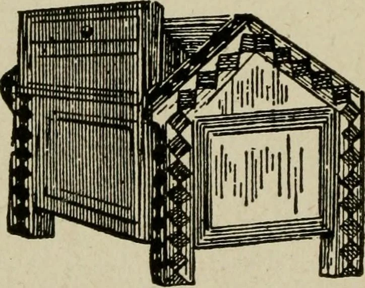An illustration from The practical cabinet maker and furniture designer's assistant, with essays on history of furniture, taste in design, color and materials, with full explanation of the canons of good taste in furniture .., 1910, leaf 107