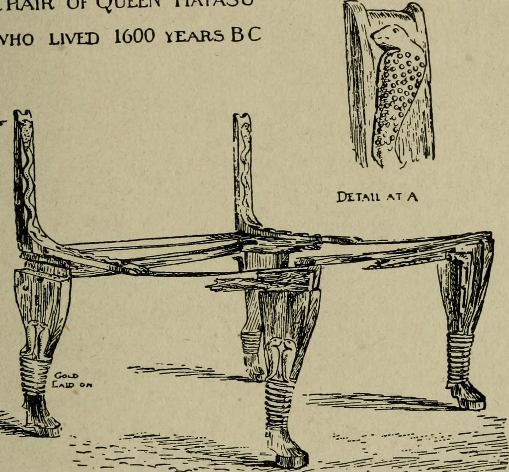 An illustration from The practical cabinet maker and furniture designer's assistant, with essays on history of furniture, taste in design, color and materials, with full explanation of the canons of good taste in furniture .., 1910, leaf 118