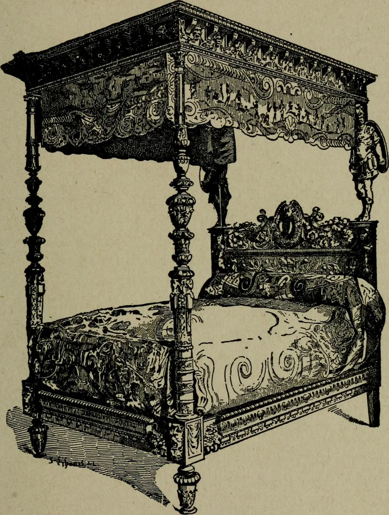An illustration from The practical cabinet maker and furniture designer's assistant, with essays on history of furniture, taste in design, color and materials, with full explanation of the canons of good taste in furniture .., 1910, leaf 144