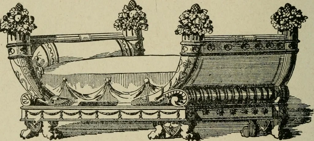 An illustration from The practical cabinet maker and furniture designer's assistant, with essays on history of furniture, taste in design, color and materials, with full explanation of the canons of good taste in furniture .., 1910, leaf 165
