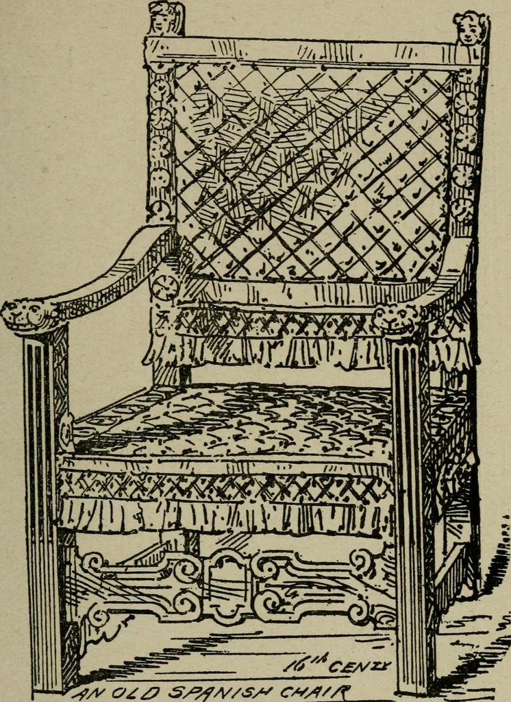 An illustration from The practical cabinet maker and furniture designer's assistant, with essays on history of furniture, taste in design, color and materials, with full explanation of the canons of good taste in furniture .., 1910, leaf 166