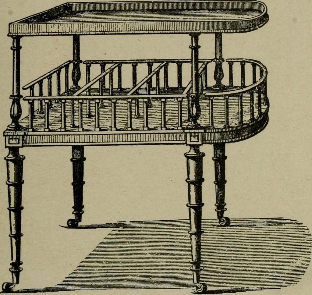An illustration from The practical cabinet maker and furniture designer's assistant, with essays on history of furniture, taste in design, color and materials, with full explanation of the canons of good taste in furniture .., 1910, leaf 170