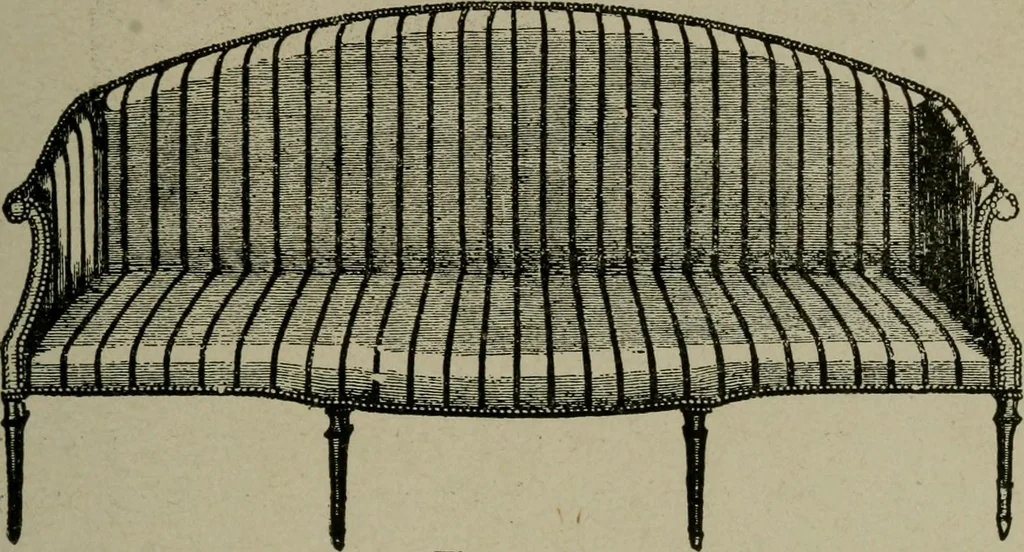 An illustration from The practical cabinet maker and furniture designer's assistant, with essays on history of furniture, taste in design, color and materials, with full explanation of the canons of good taste in furniture .., 1910, leaf 176