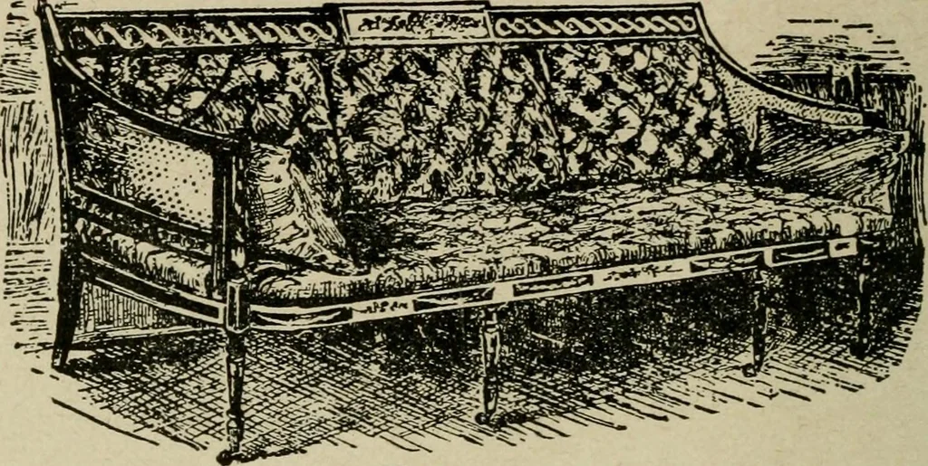 An illustration from The practical cabinet maker and furniture designer's assistant, with essays on history of furniture, taste in design, color and materials, with full explanation of the canons of good taste in furniture .., 1910, leaf 177