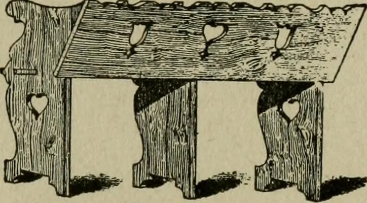 An illustration from The practical cabinet maker and furniture designer's assistant, with essays on history of furniture, taste in design, color and materials, with full explanation of the canons of good taste in furniture .., 1910, leaf 190