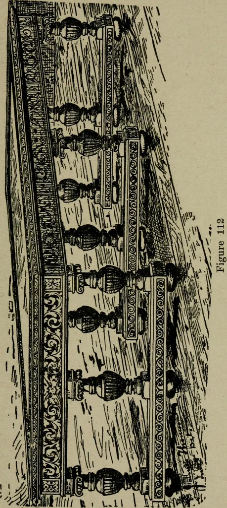 An illustration from The practical cabinet maker and furniture designer's assistant, with essays on history of furniture, taste in design, color and materials, with full explanation of the canons of good taste in furniture .., 1910, leaf 200