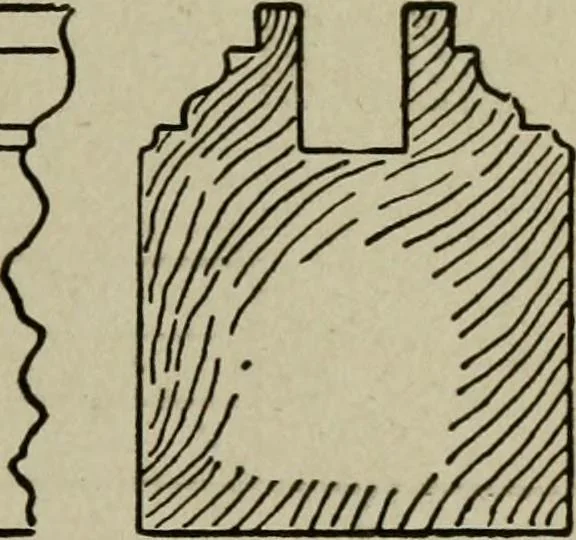 An illustration from The practical cabinet maker and furniture designer's assistant, with essays on history of furniture, taste in design, color and materials, with full explanation of the canons of good taste in furniture .., 1910, leaf 228