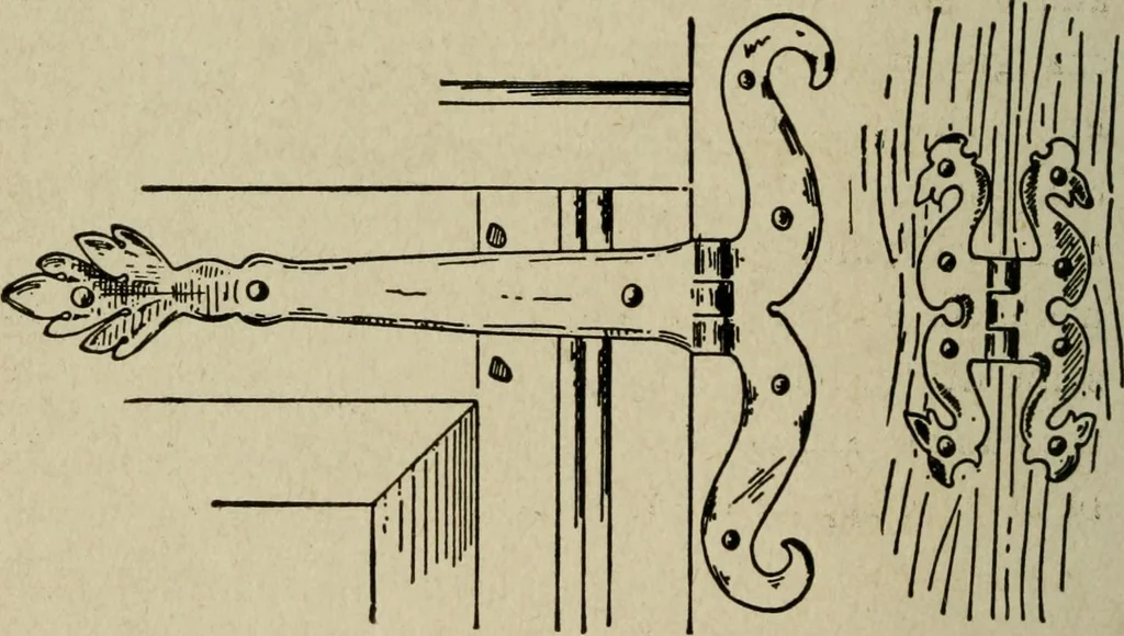 An illustration from The practical cabinet maker and furniture designer's assistant, with essays on history of furniture, taste in design, color and materials, with full explanation of the canons of good taste in furniture .., 1910, leaf 237