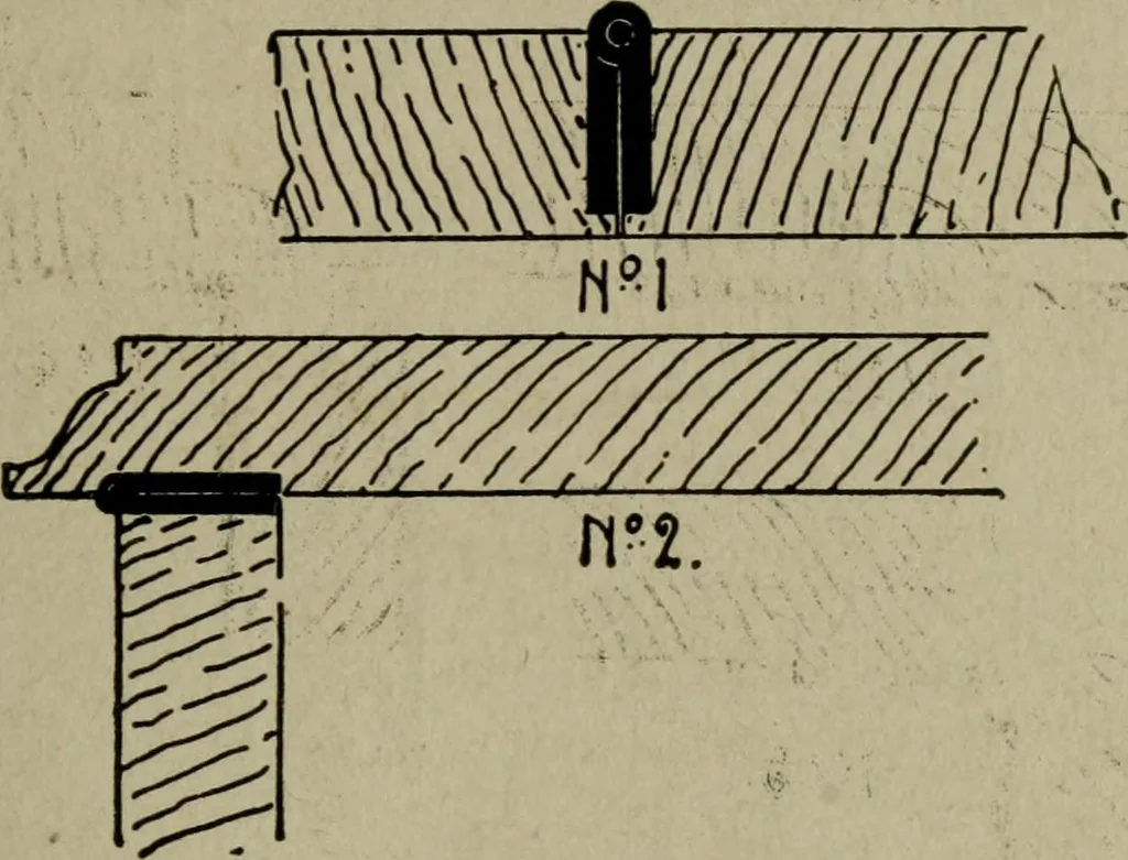 An illustration from The practical cabinet maker and furniture designer's assistant, with essays on history of furniture, taste in design, color and materials, with full explanation of the canons of good taste in furniture .., 1910, leaf 238