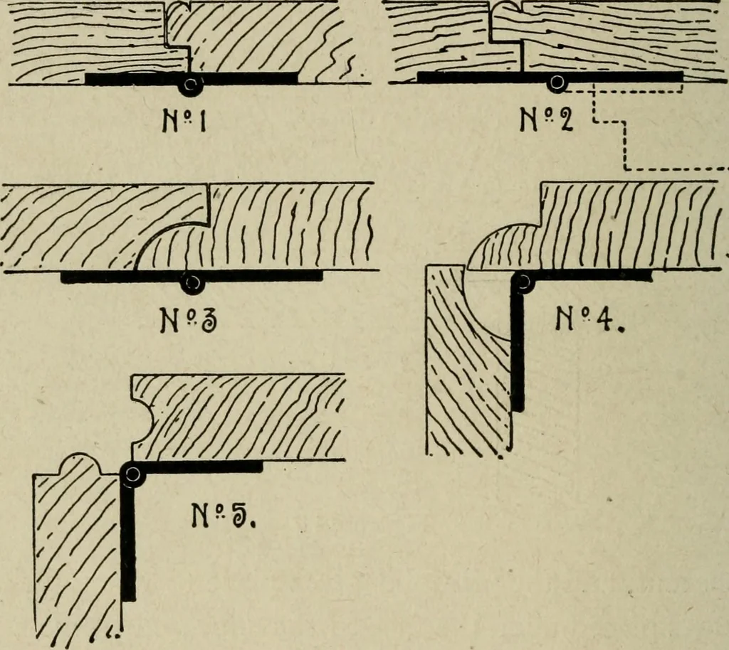 An illustration from The practical cabinet maker and furniture designer's assistant, with essays on history of furniture, taste in design, color and materials, with full explanation of the canons of good taste in furniture .., 1910, leaf 239