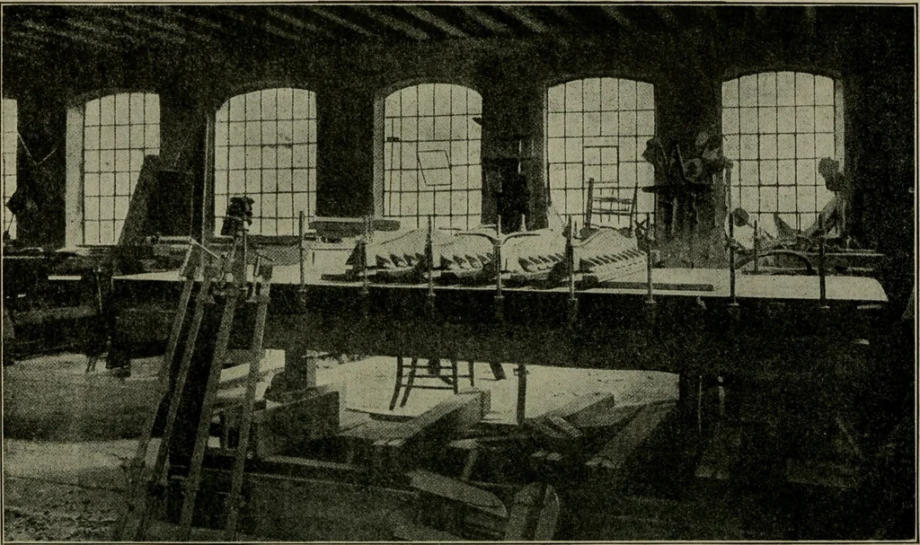 An illustration from The practical cabinet maker and furniture designer's assistant, with essays on history of furniture, taste in design, color and materials, with full explanation of the canons of good taste in furniture .., 1910, leaf 278