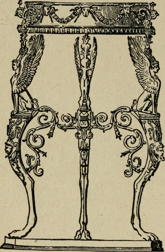 An illustration from The practical cabinet maker and furniture designer's assistant, with essays on history of furniture, taste in design, color and materials, with full explanation of the canons of good taste in furniture .., 1910, leaf 29