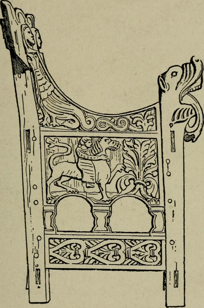 An illustration from The practical cabinet maker and furniture designer's assistant, with essays on history of furniture, taste in design, color and materials, with full explanation of the canons of good taste in furniture .., 1910, leaf 38