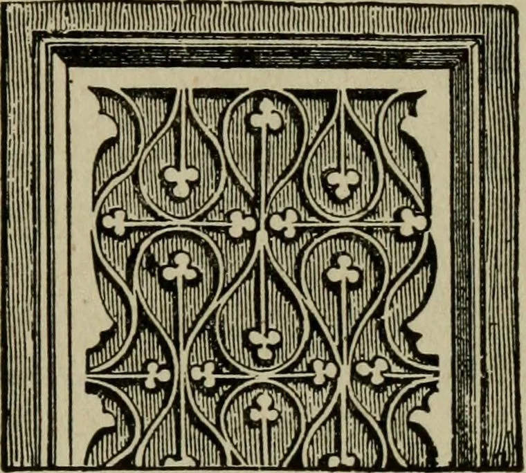 An illustration from The practical cabinet maker and furniture designer's assistant, with essays on history of furniture, taste in design, color and materials, with full explanation of the canons of good taste in furniture .., 1910, leaf 40