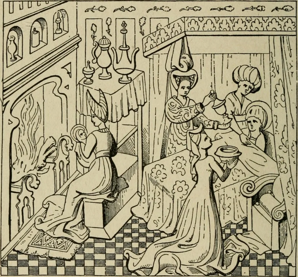 An illustration from The practical cabinet maker and furniture designer's assistant, with essays on history of furniture, taste in design, color and materials, with full explanation of the canons of good taste in furniture .., 1910, leaf 43