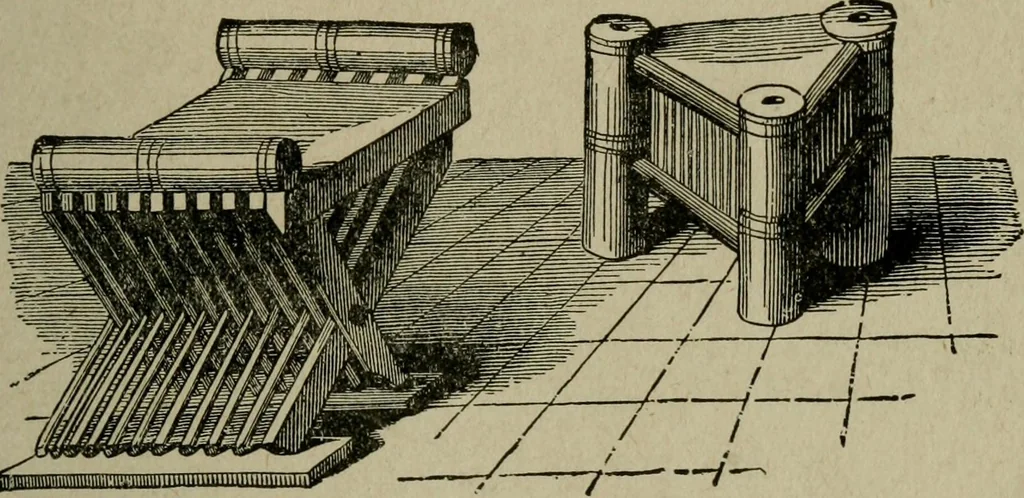 An illustration from The practical cabinet maker and furniture designer's assistant, with essays on history of furniture, taste in design, color and materials, with full explanation of the canons of good taste in furniture .., 1910, leaf 44