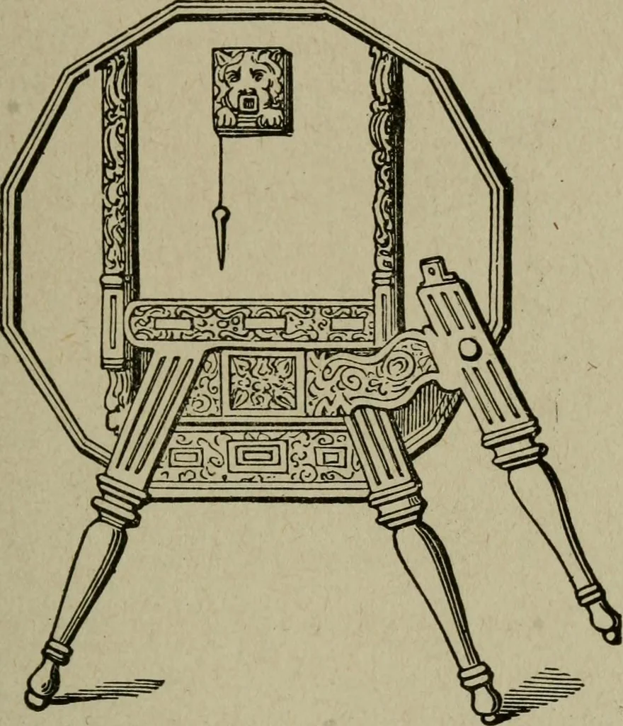 An illustration from The practical cabinet maker and furniture designer's assistant, with essays on history of furniture, taste in design, color and materials, with full explanation of the canons of good taste in furniture .., 1910, leaf 60