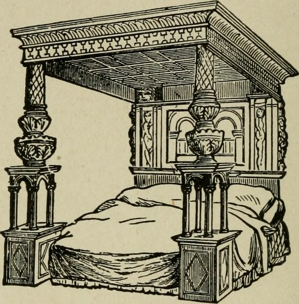 An illustration from The practical cabinet maker and furniture designer's assistant, with essays on history of furniture, taste in design, color and materials, with full explanation of the canons of good taste in furniture .., 1910, leaf 61